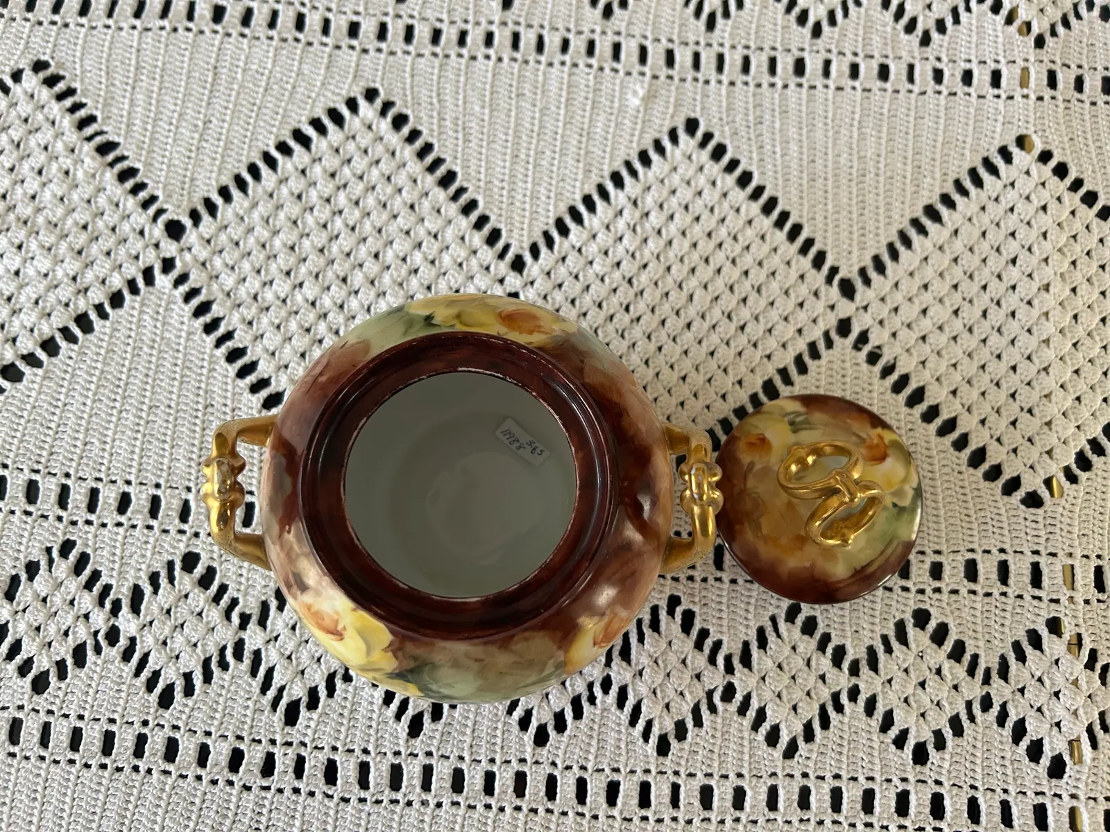 Hand-Painted Bavaria Floral Tea Service thumbnail 12