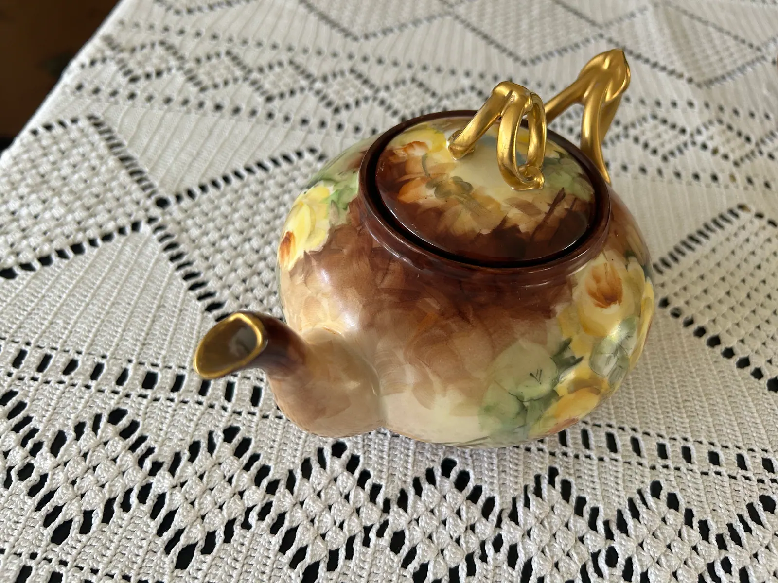 Hand-Painted Bavaria Floral Tea Service thumbnail 6