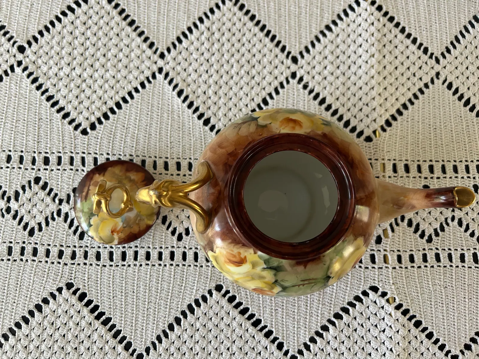 Hand-Painted Bavaria Floral Tea Service thumbnail 7