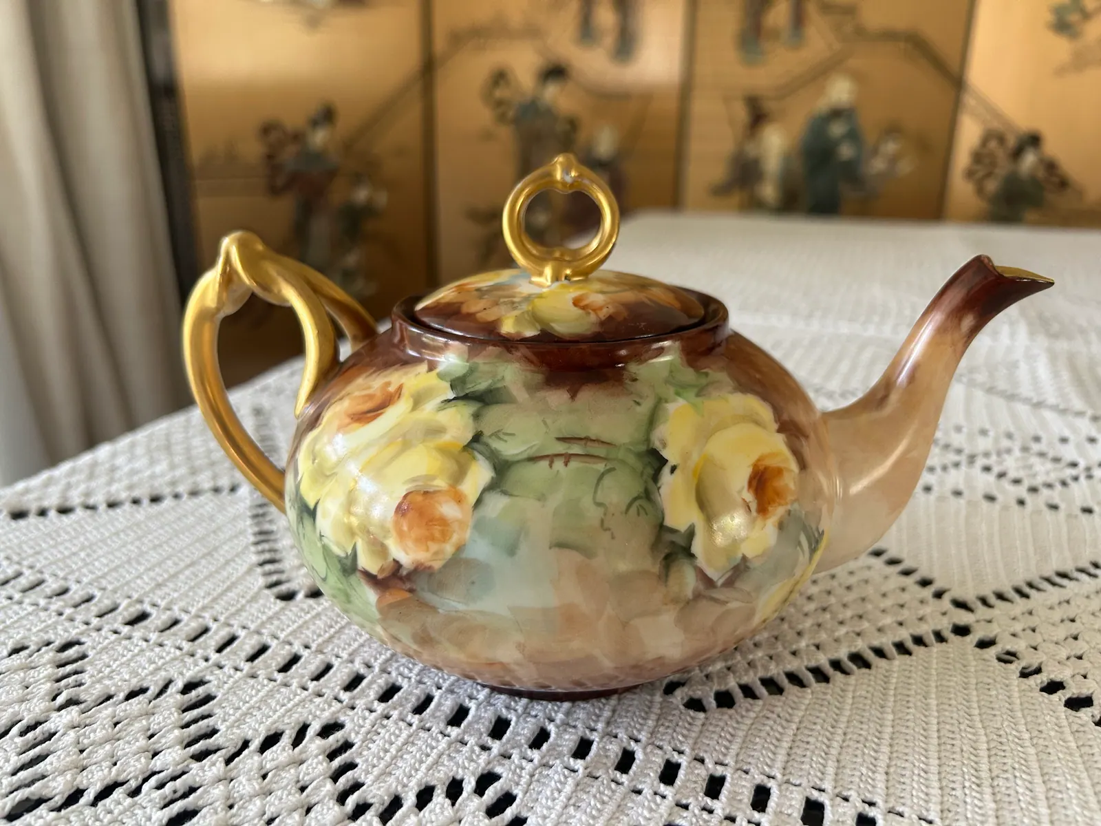 Hand-Painted Bavaria Floral Tea Service thumbnail 3