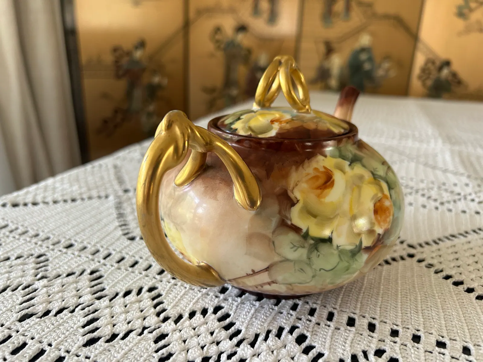 Hand-Painted Bavaria Floral Tea Service thumbnail 5