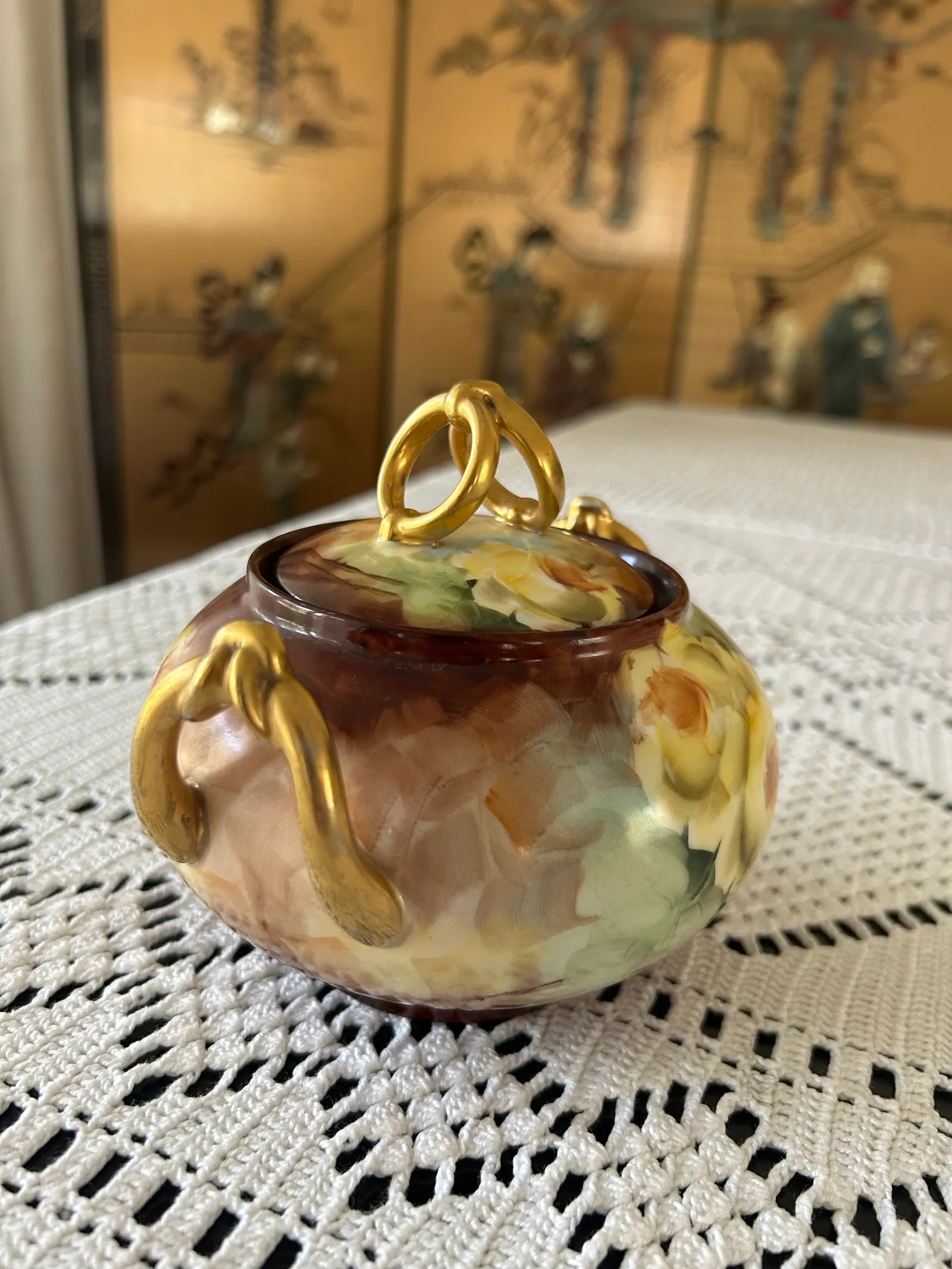 Hand-Painted Bavaria Floral Tea Service thumbnail 10